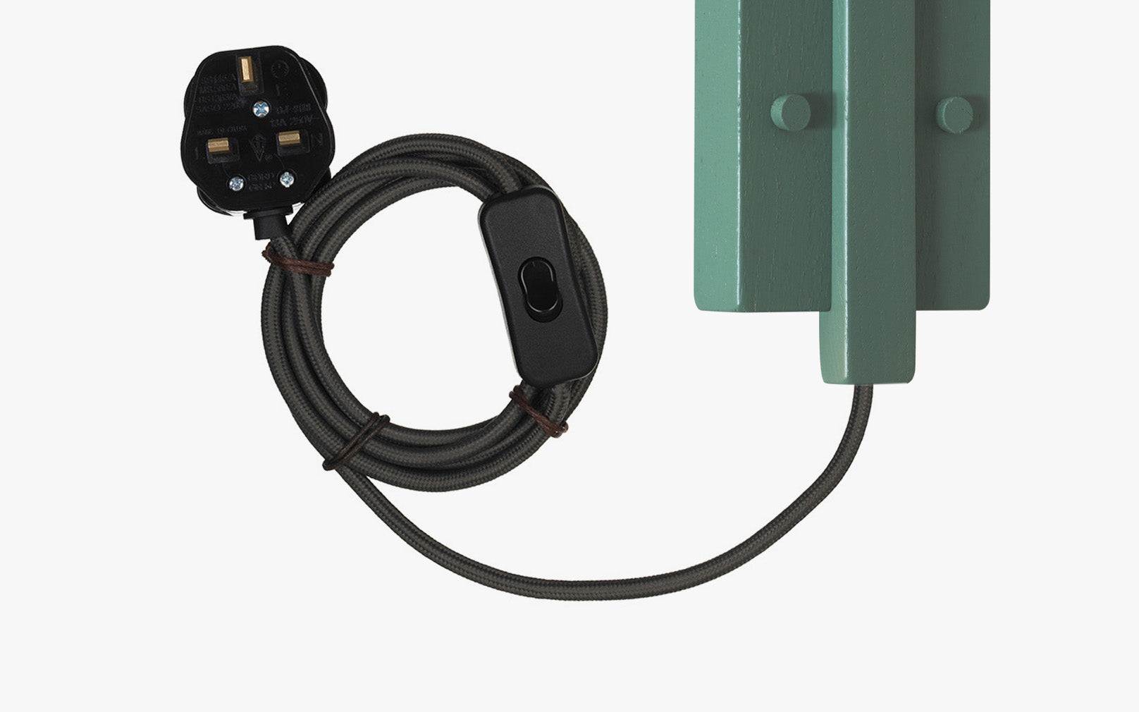 Sea Glass Green / Plug and Switch