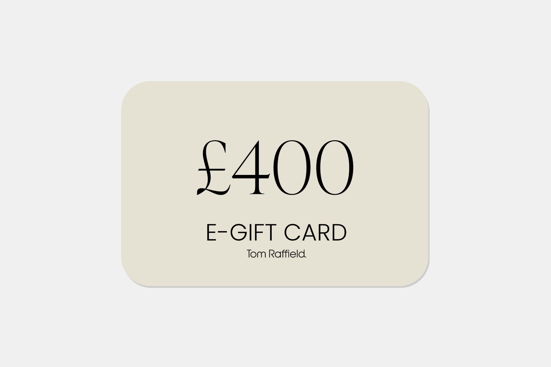 E-Gift Card / £400