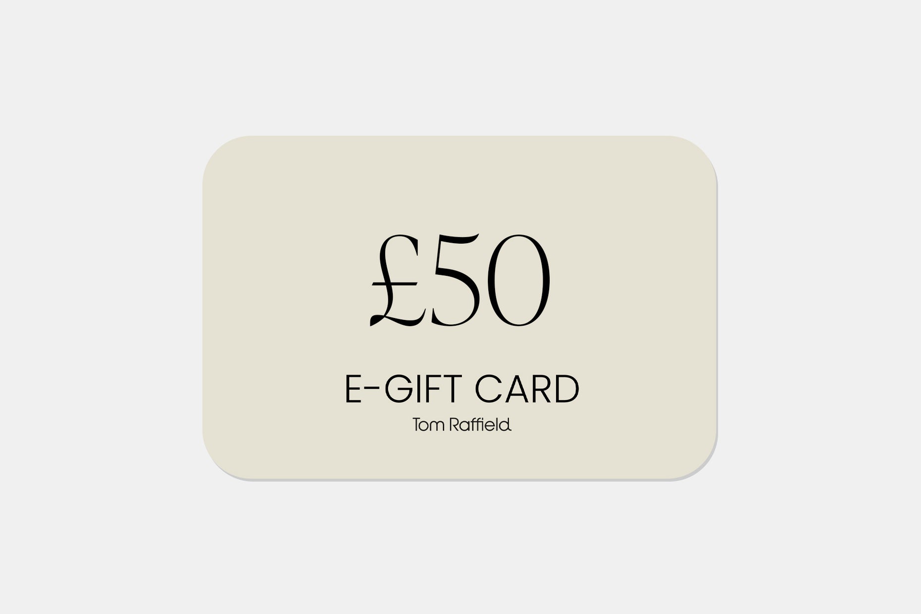 E-Gift Card / £50