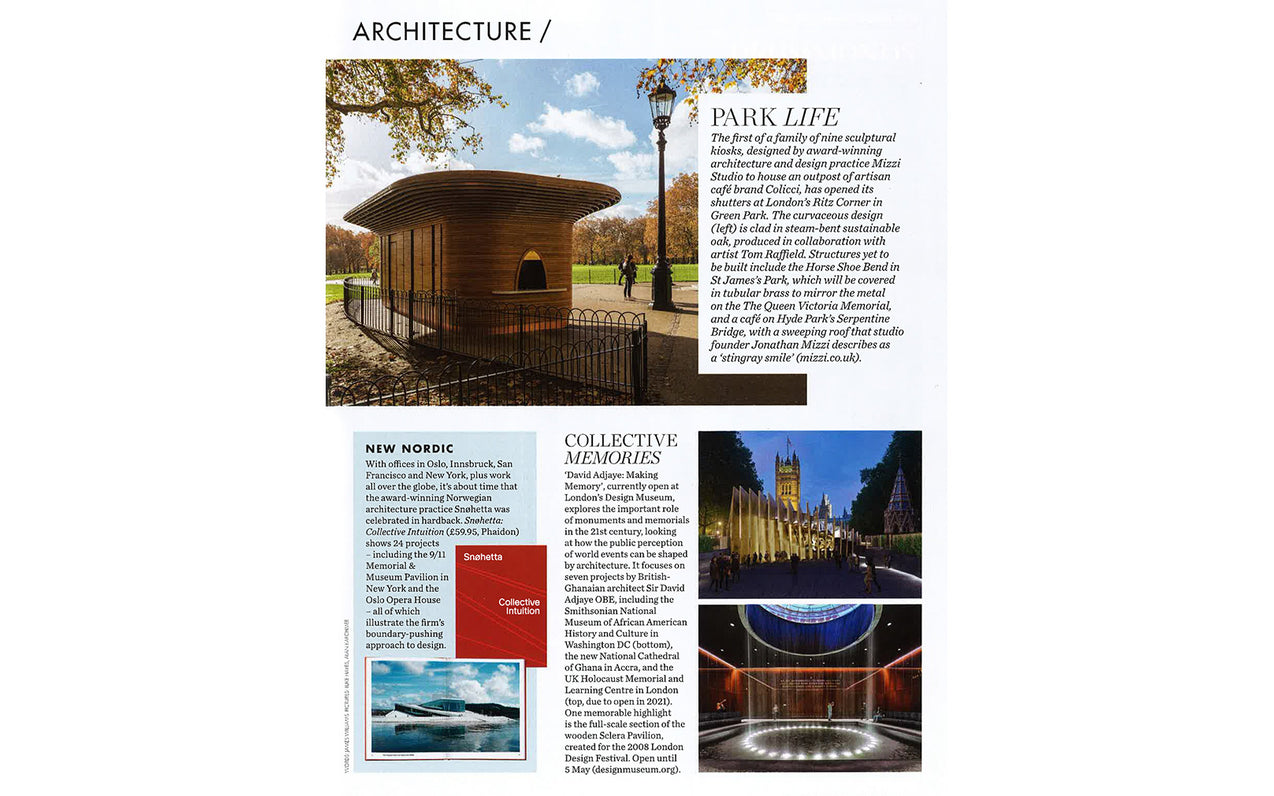 Elle Decoration Architectural Highlights: Royal Parks Kiosk