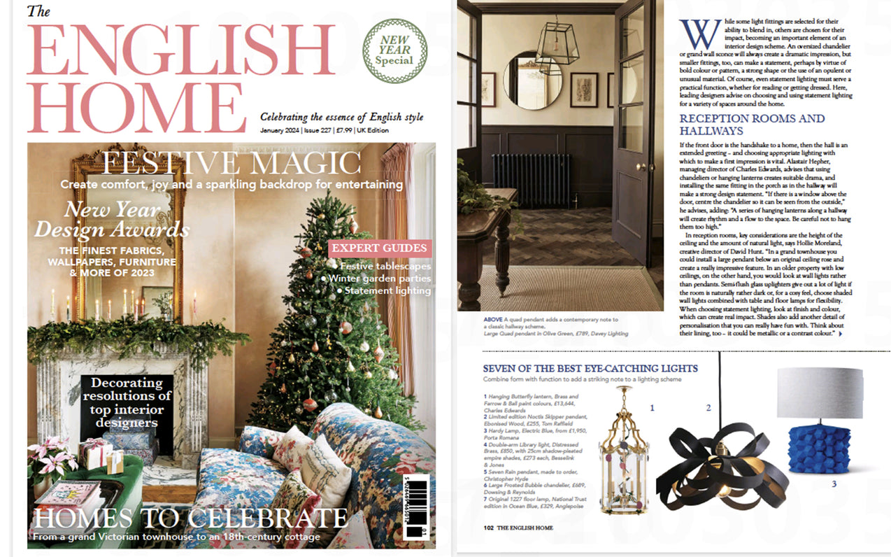 The English Home: Noctis Skipper Pendant Small