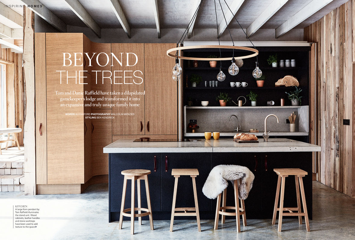 House Beautiful Feature the Grand Designs Home in a Modern Rustic Special