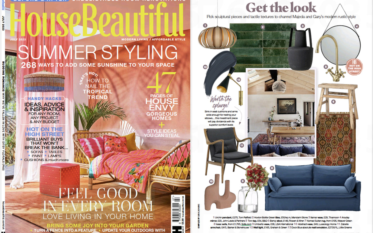 House Beautiful July 2023: Urchin Pendant