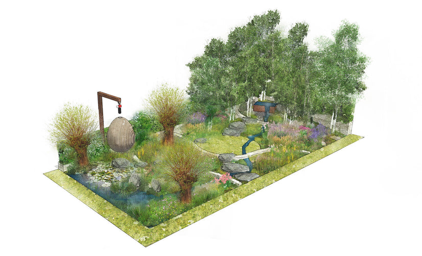 A Bespoke Steam Bent Egg for the Yeo Valley RHS Chelsea Flower Show Garden