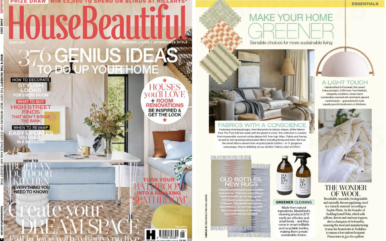 House Beautiful: Harlyn Mirror & Enka Pendant