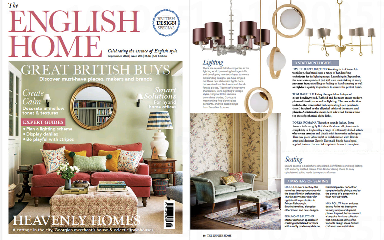 English Home: Loer Pendant Small - Trio Cluster