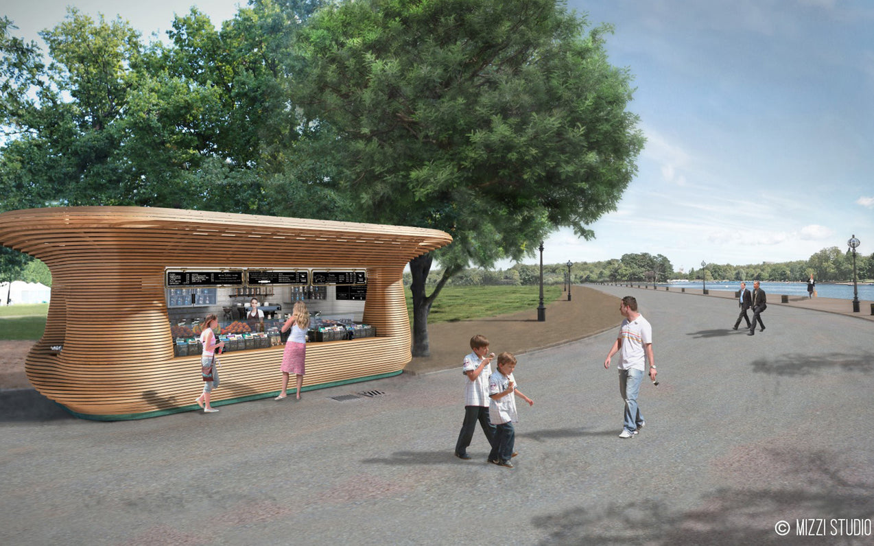 Colicci announces collection of new sculptural cafés and kiosks with The Royal Parks