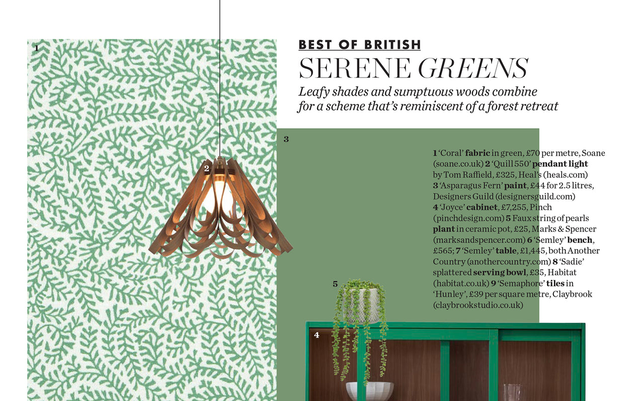 Elle Decoration: Quill Pendant