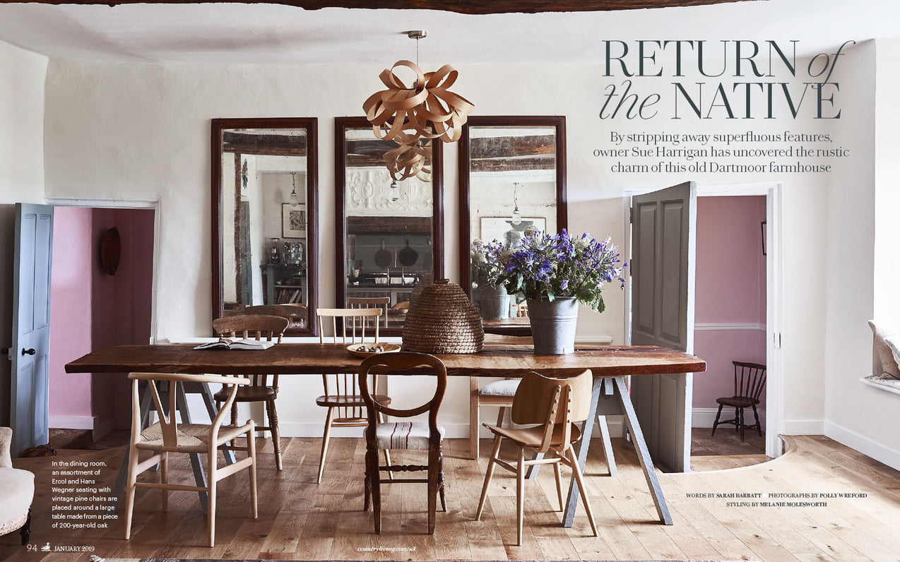 Country Living: Tom Raffield Lighting and Furniture