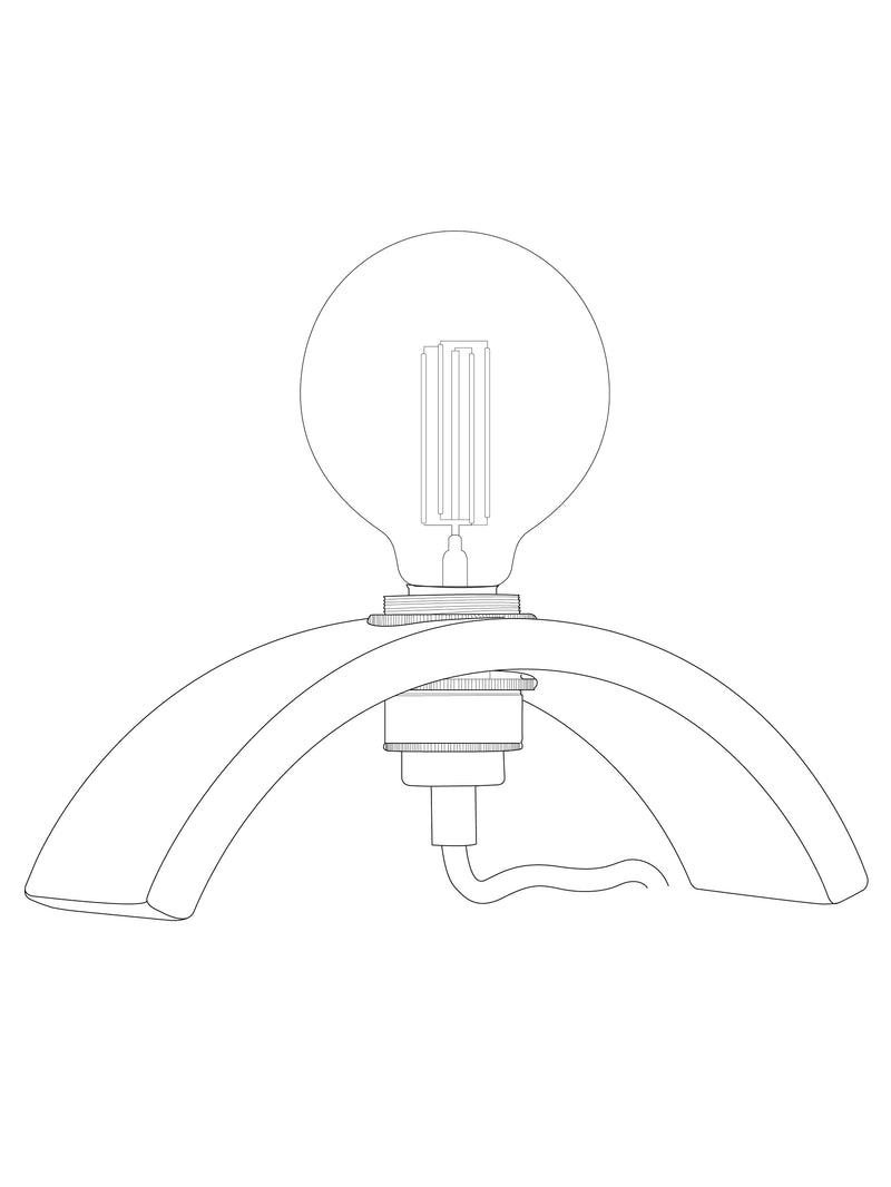 Tom Raffield Archer Noctis Archer Table Light | Tom Raffield