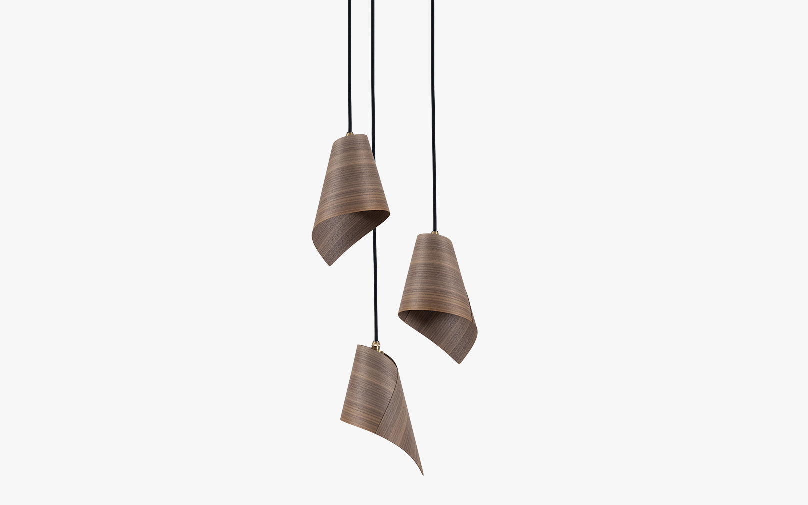 Walnut / Black/Brass