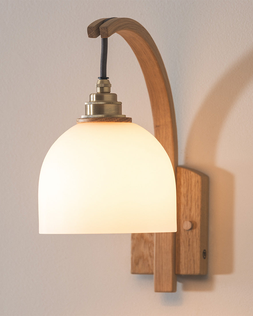 Glass Bue - Stem Wall Light