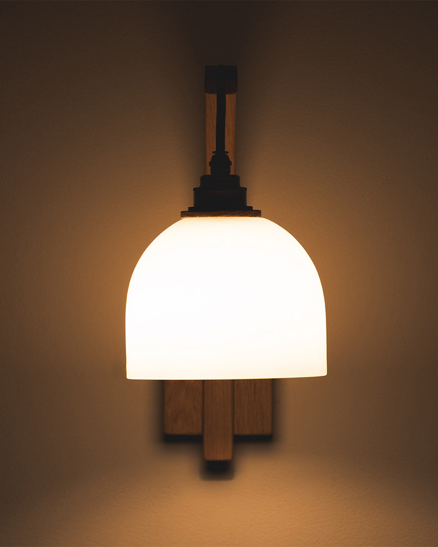 Glass Bue - Stem Wall Light