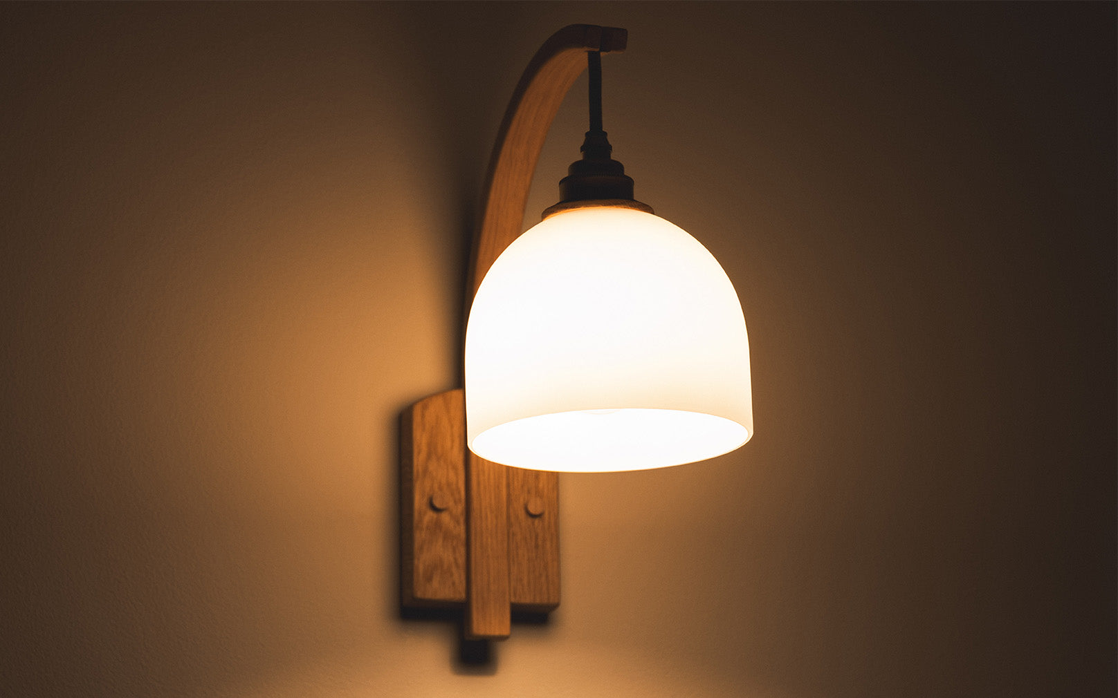 Glass Bue - Stem Wall Light