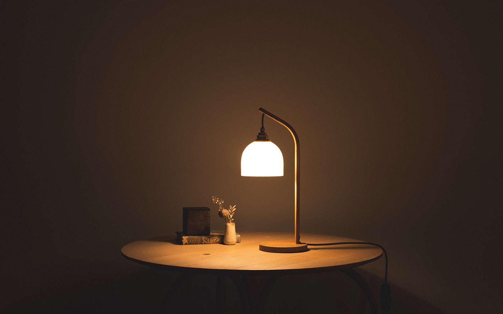 Glass Bue - Stem Table Light