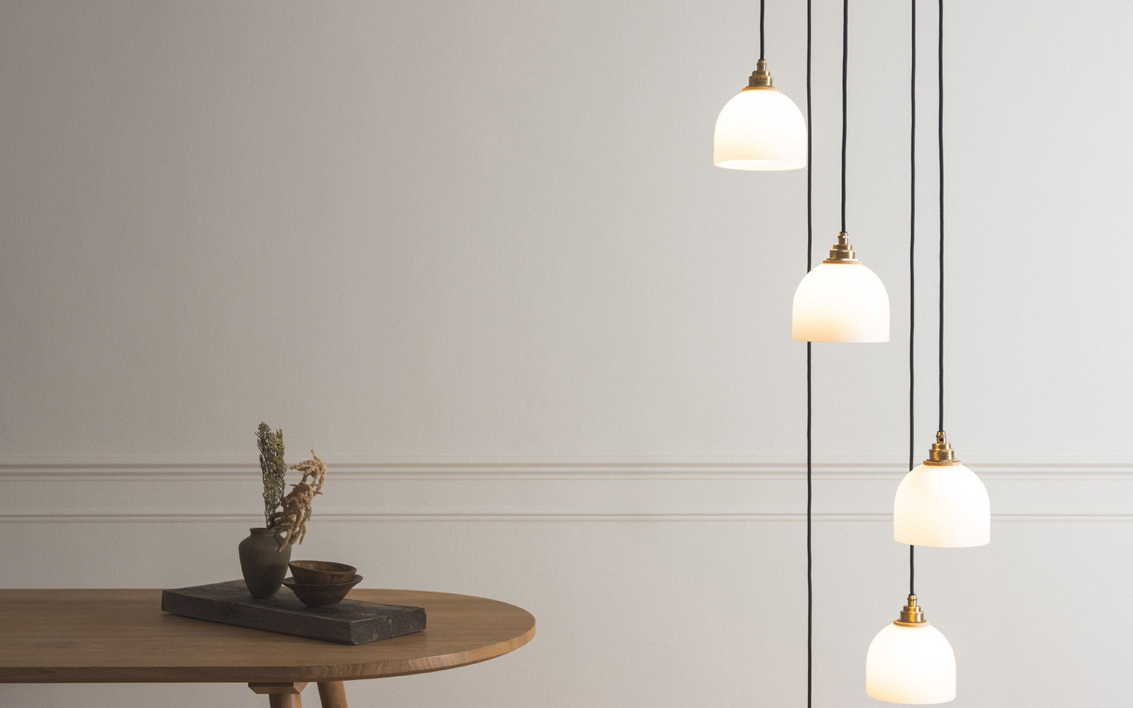Glass Bue Waterfall Chandelier