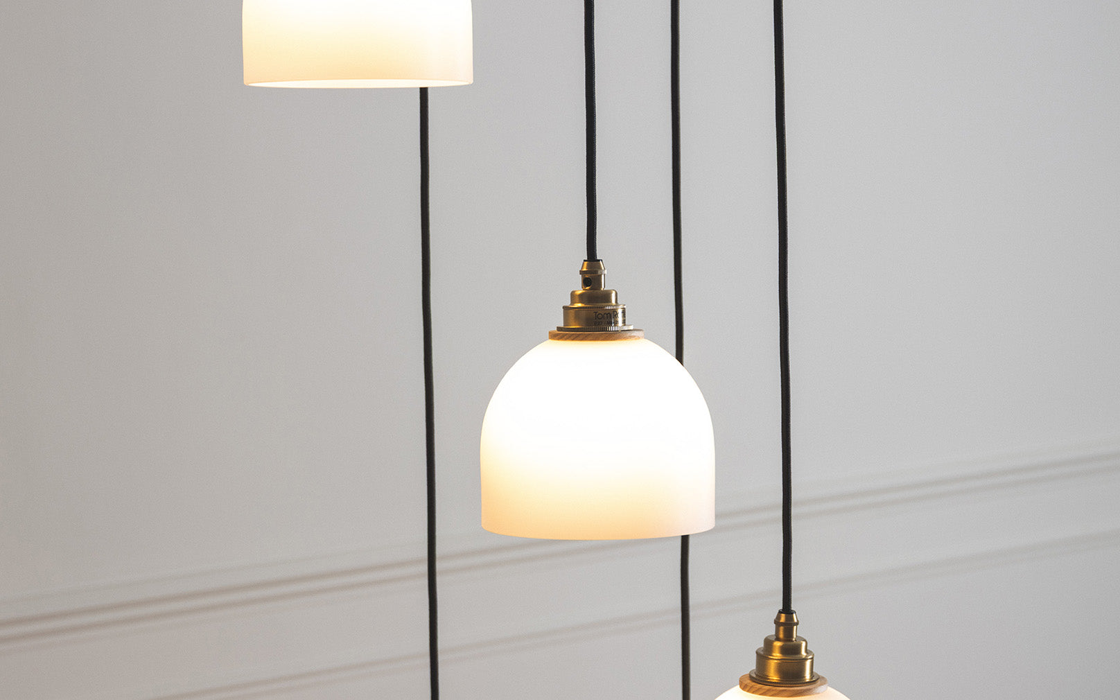 Glass Bue Waterfall Chandelier