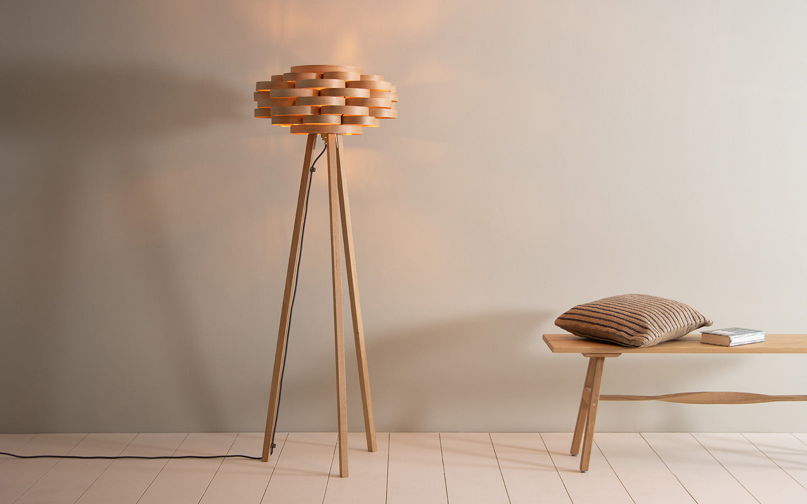 Tom raffield skipper floor lamp discount