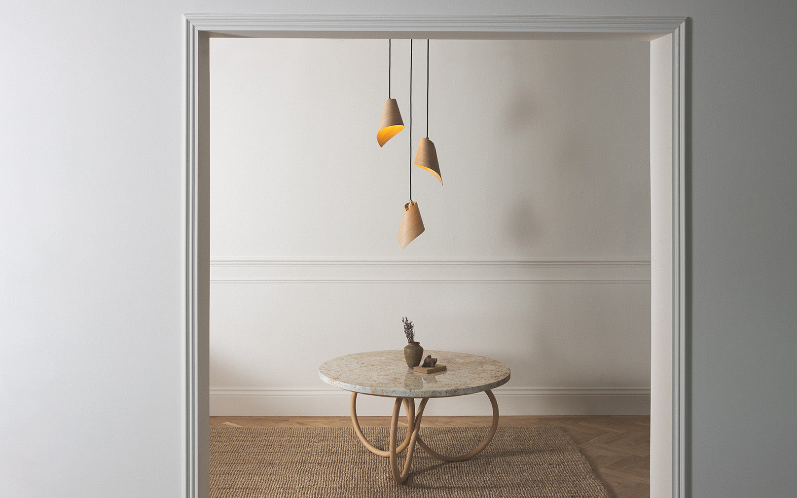 Keel Pendant - Trio Cluster