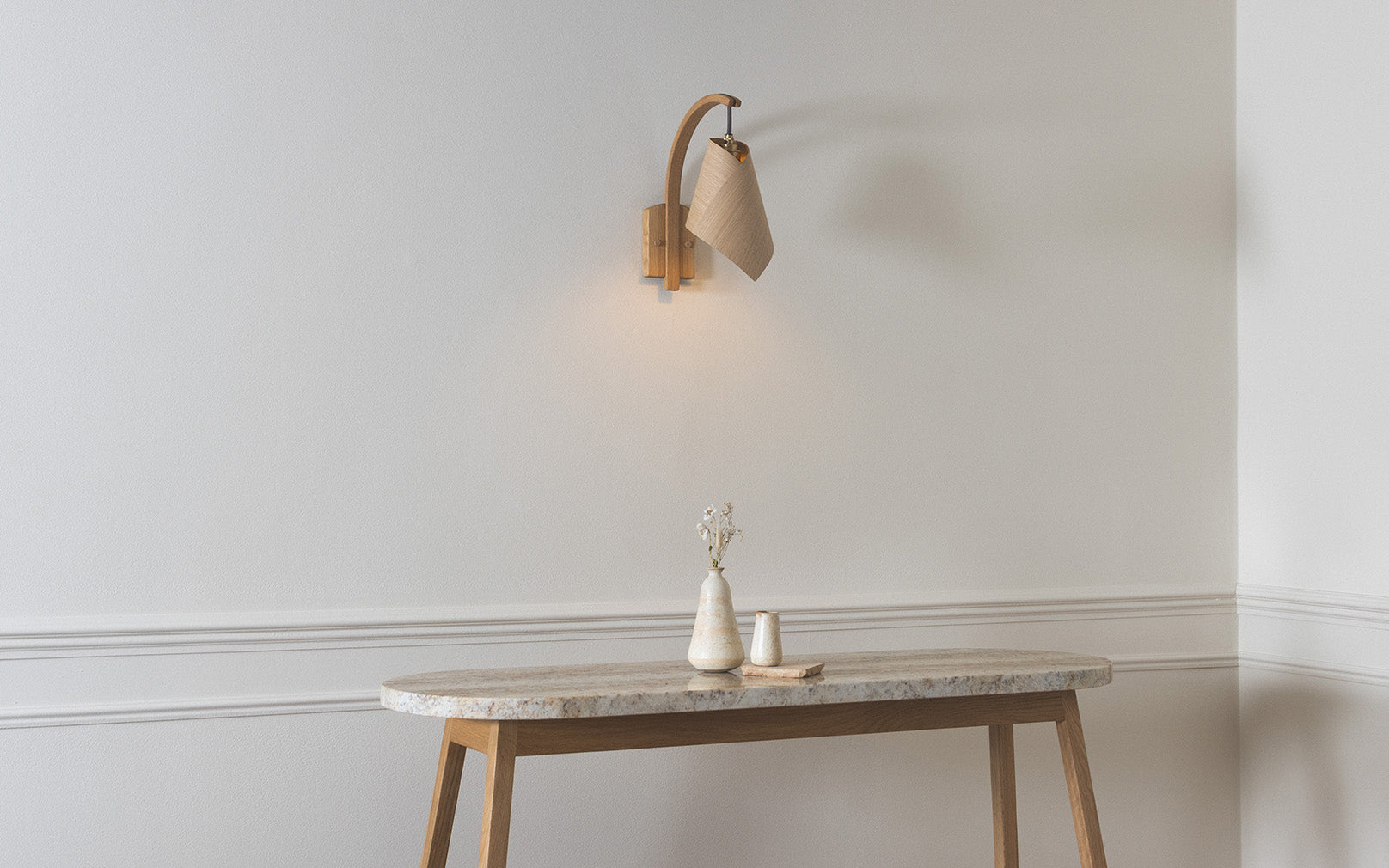 Keel - Stem Wall Light | Tom Raffield