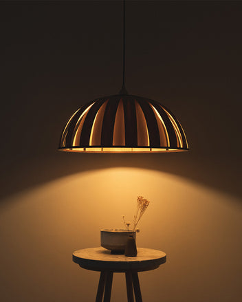 Kompas Tom Raffield Pendant Lights | Designer Wooden Ceiling Lights | Tom Raffield
