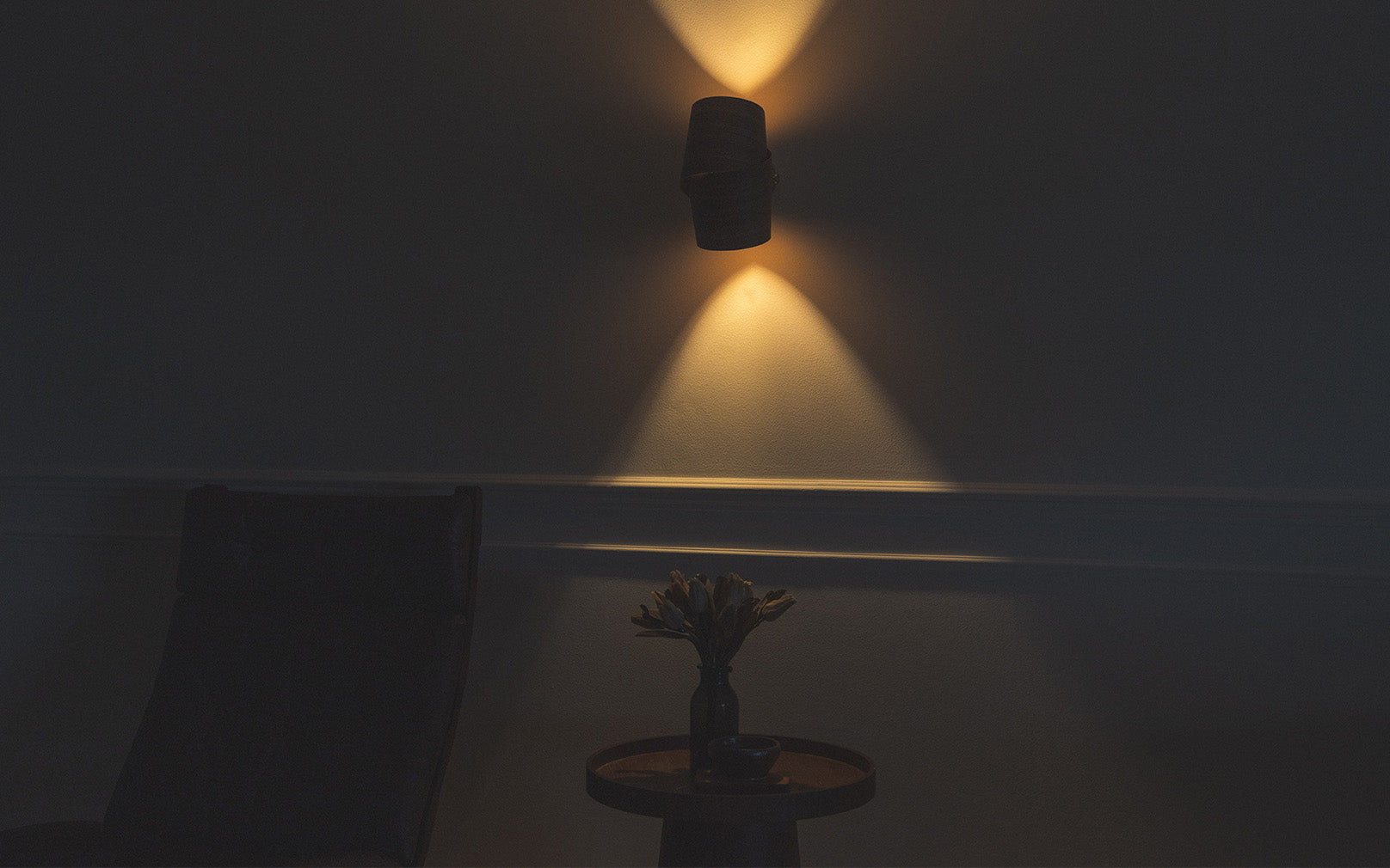 Neap Wireless Wall Light | Cordless Sconce | Tom Raffield