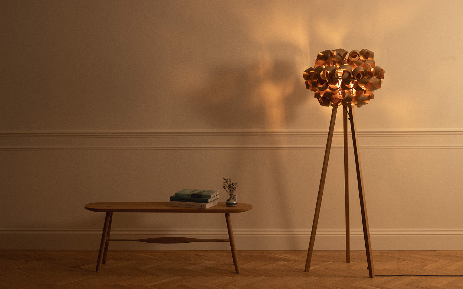 Shoal Floor Light | Tom Raffield