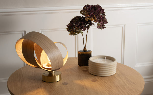 Verso Portable Table Light | Tom Raffield