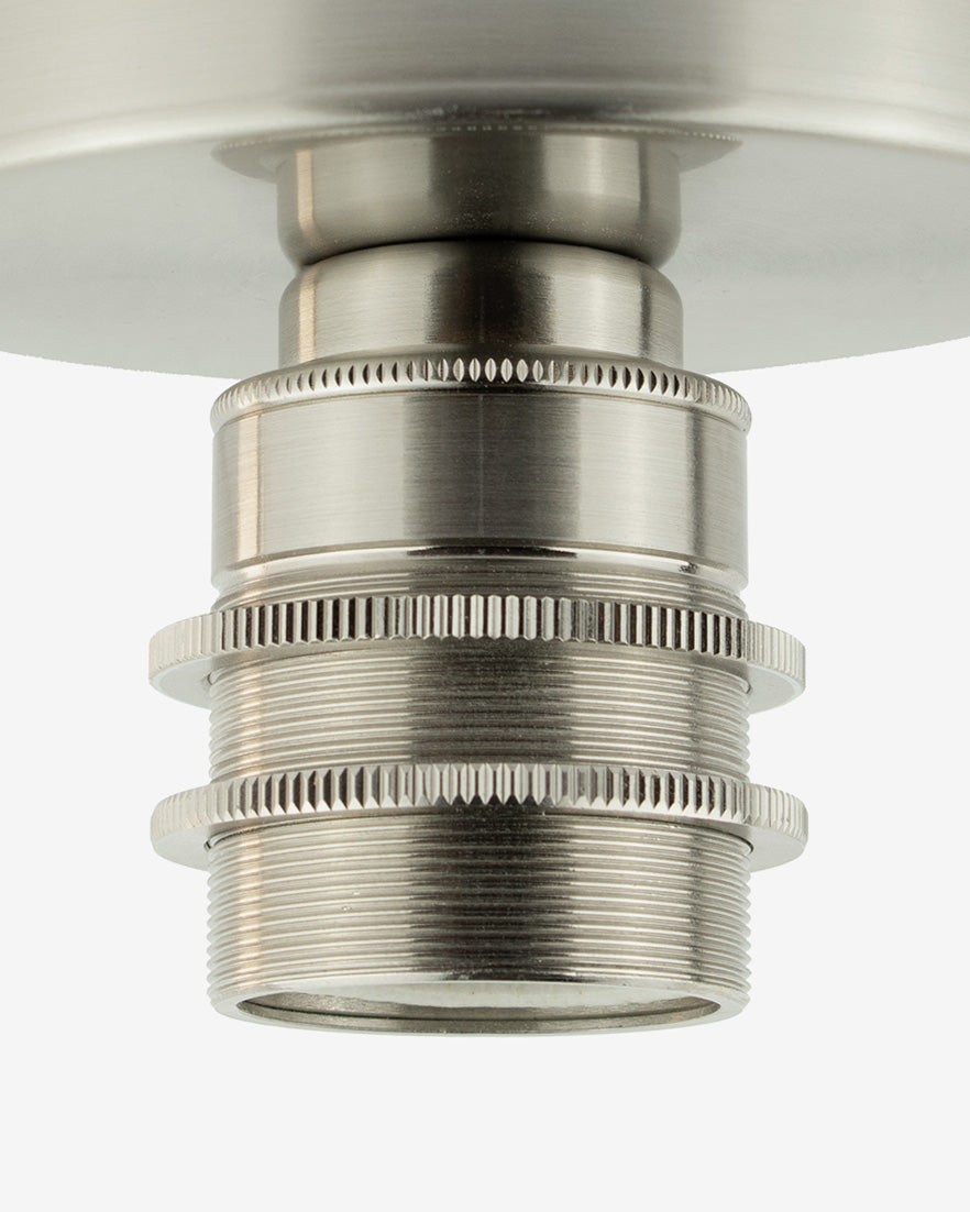 Flush Satin Nickel Kit E27