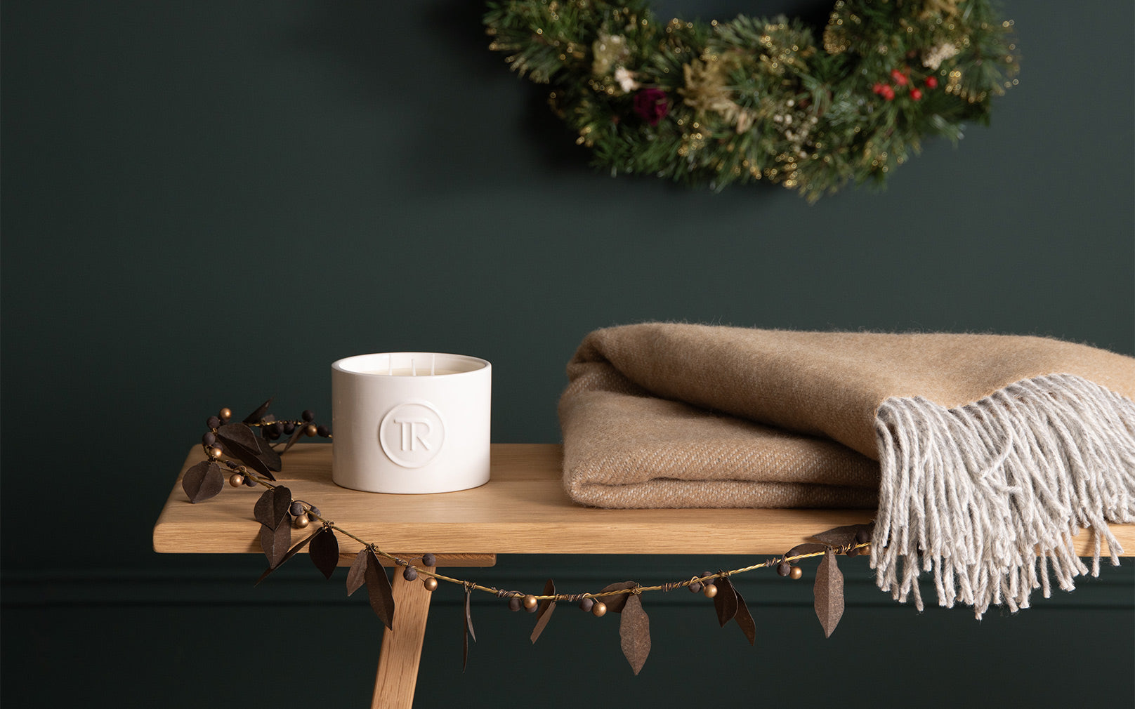 Candle and Throw Gift Bundle