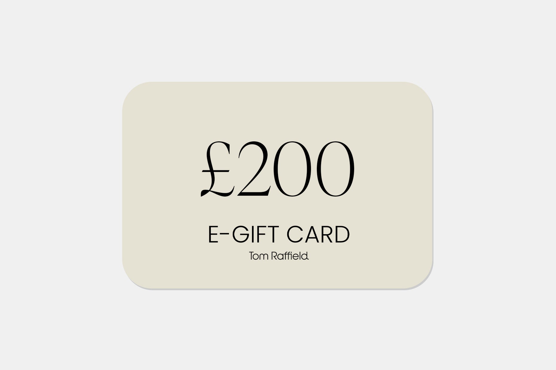 E-Gift Card / £200