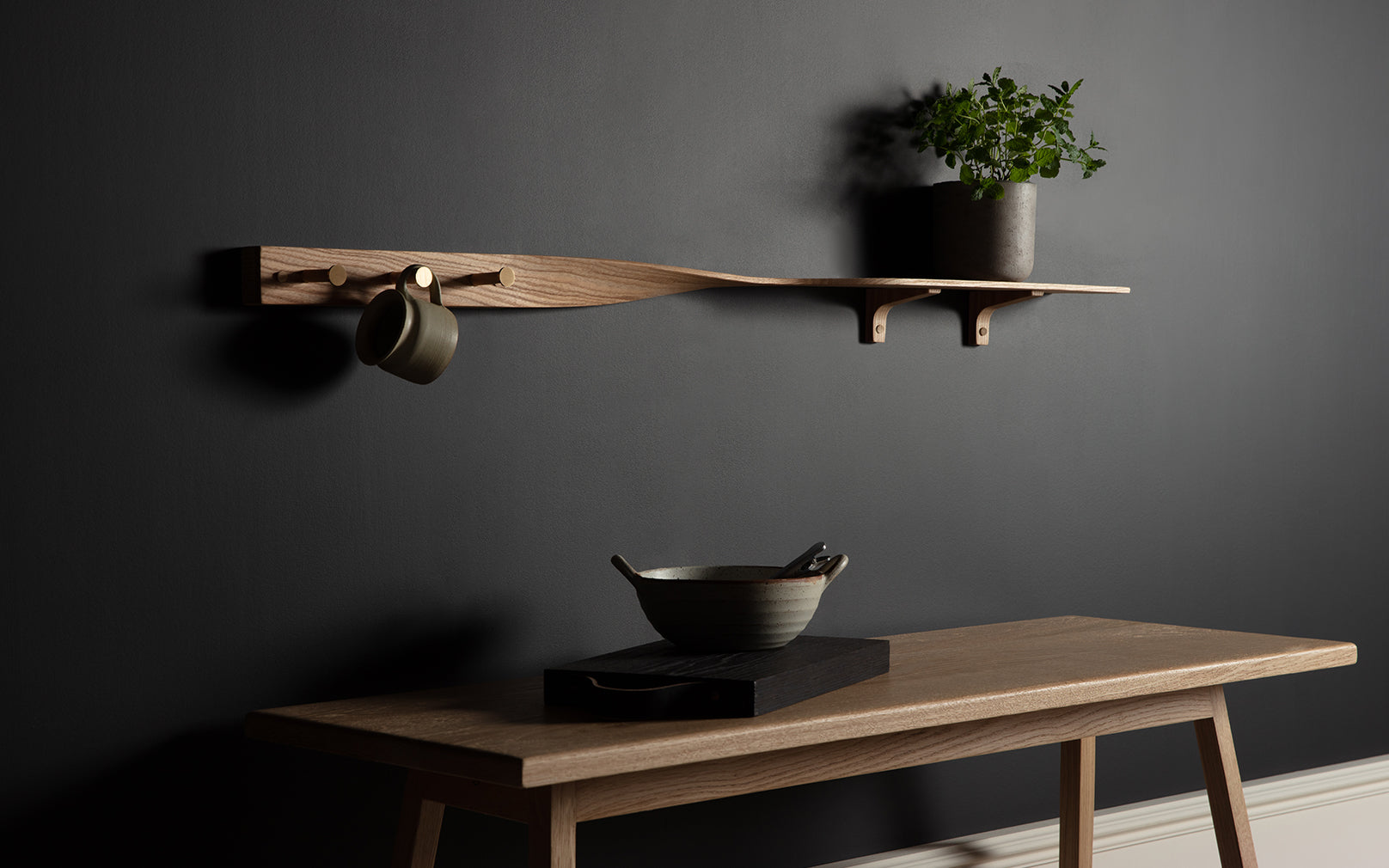 Tor Twist Shelf Tom Raffield