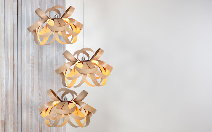 Tom Raffield Skipper Pendant - Trio Cluster Large