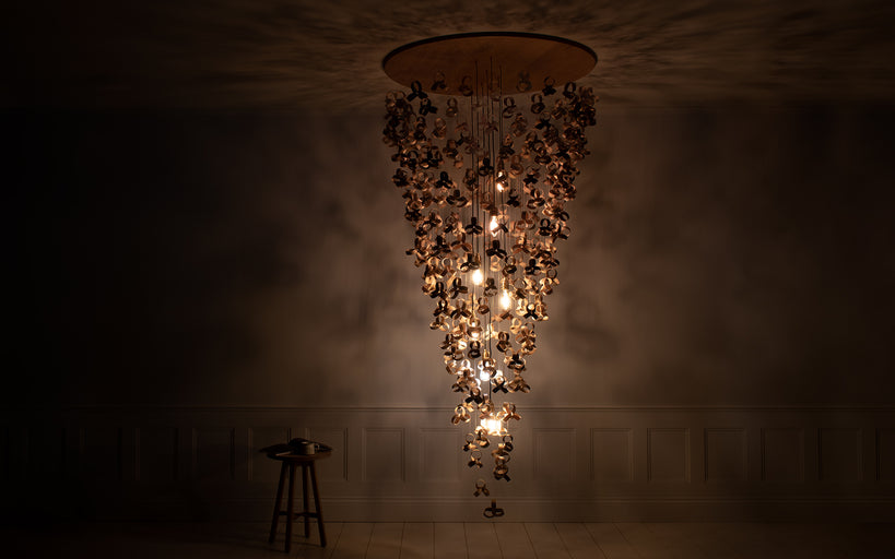 Flock Chandelier | Tom Raffield