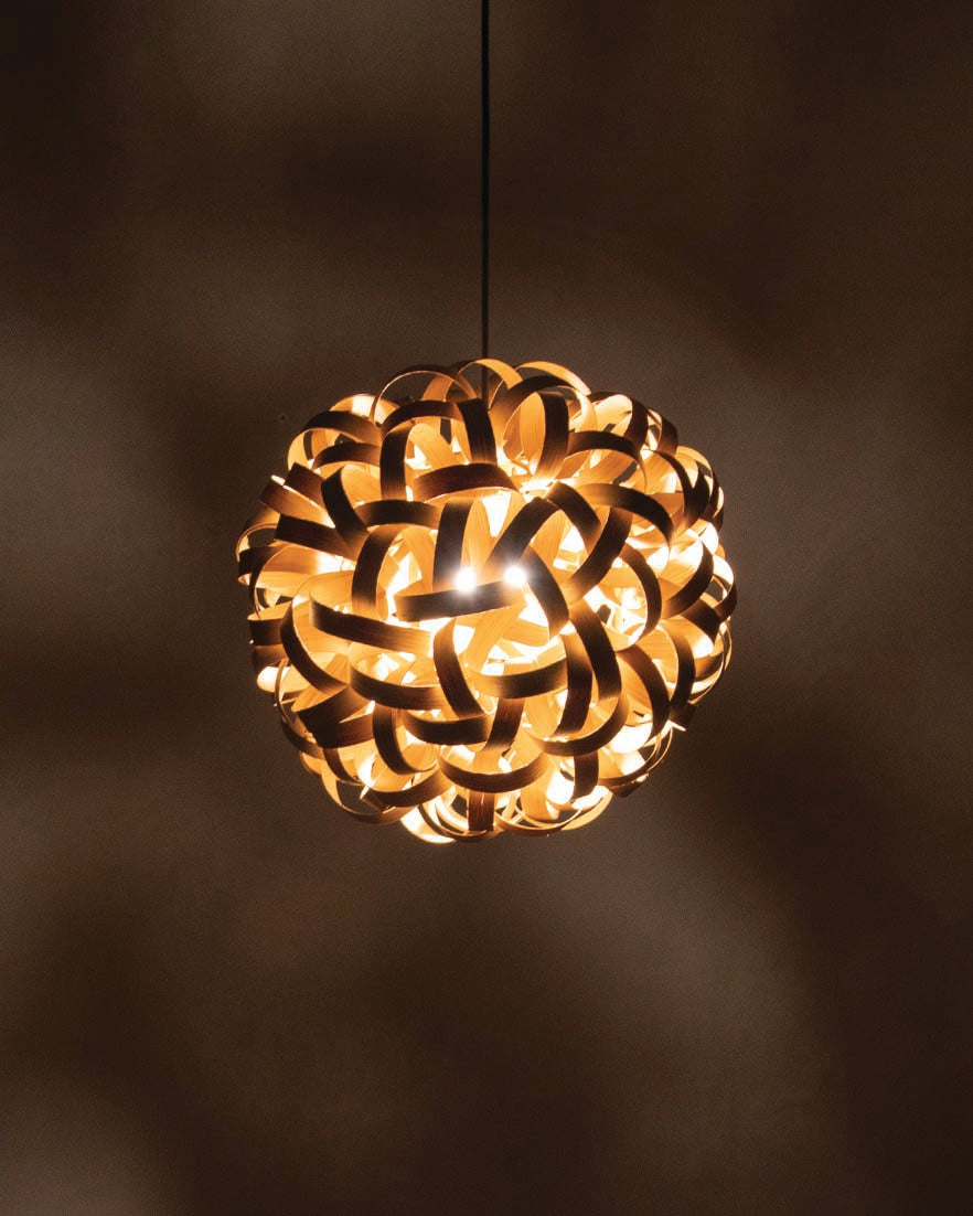 Tom raffield top no 1 pendant