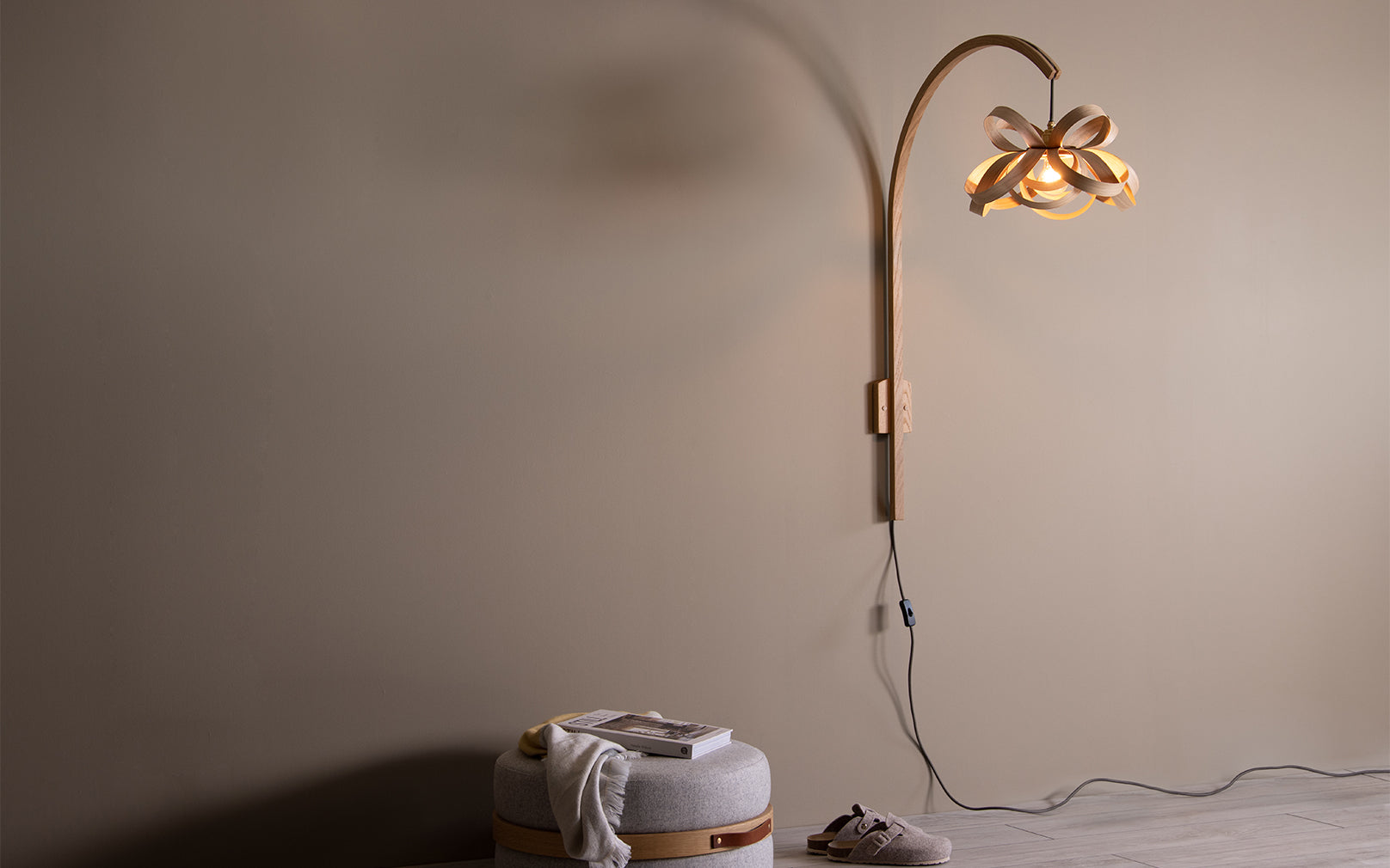 Skipper Small Tilow Wall Light Large Tom Raffield