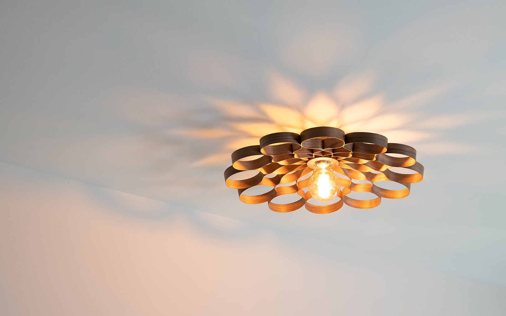 Arame Small Flush Ceiling Light Tom Raffield