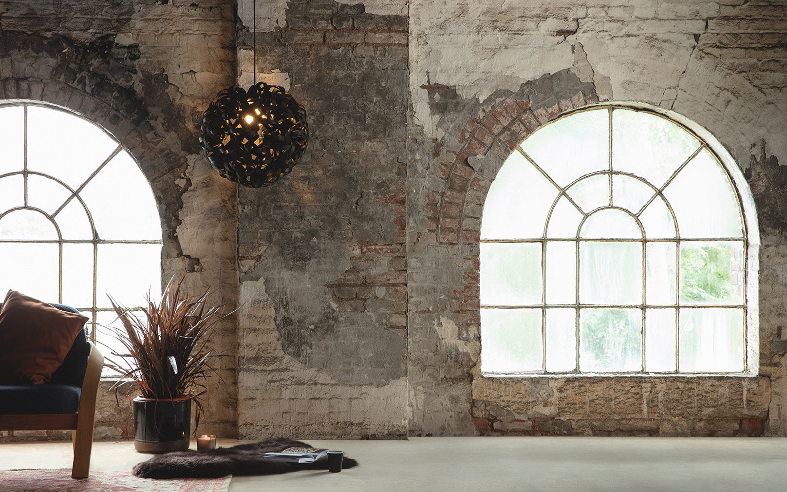 Tom raffield top no 1 pendant
