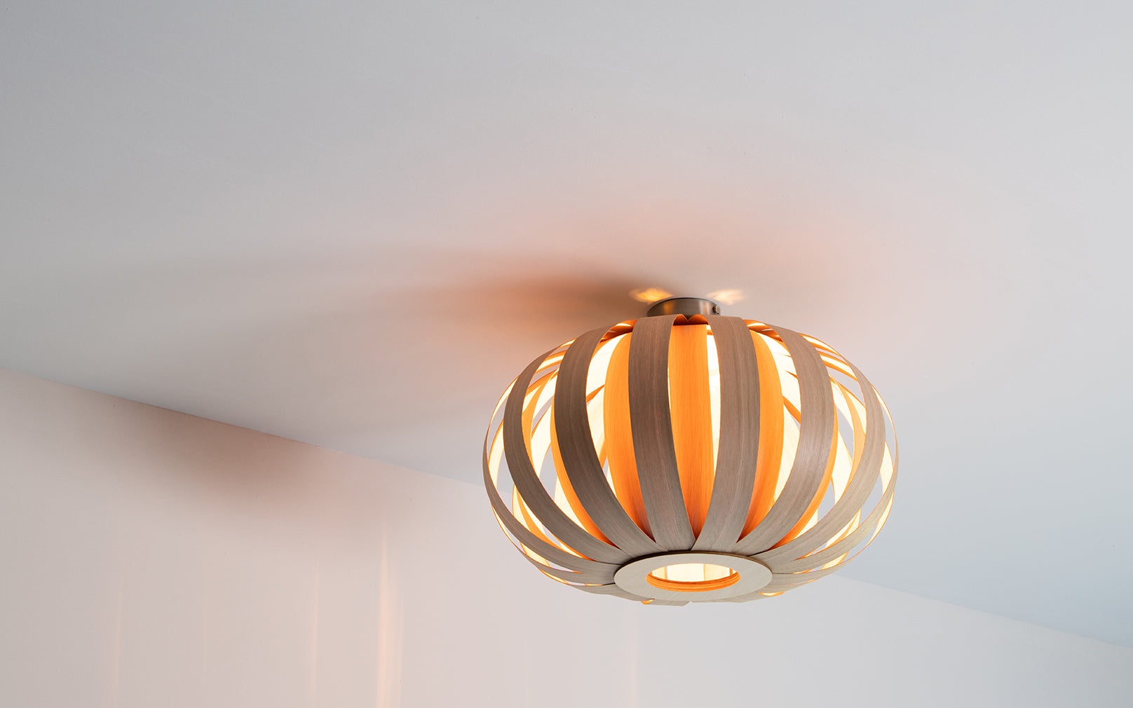 Flush ceiling 2025 lampshade