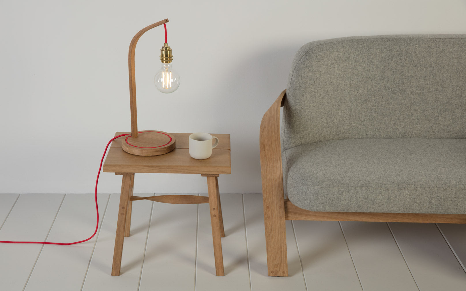 Mooring Table Light with Red Flex