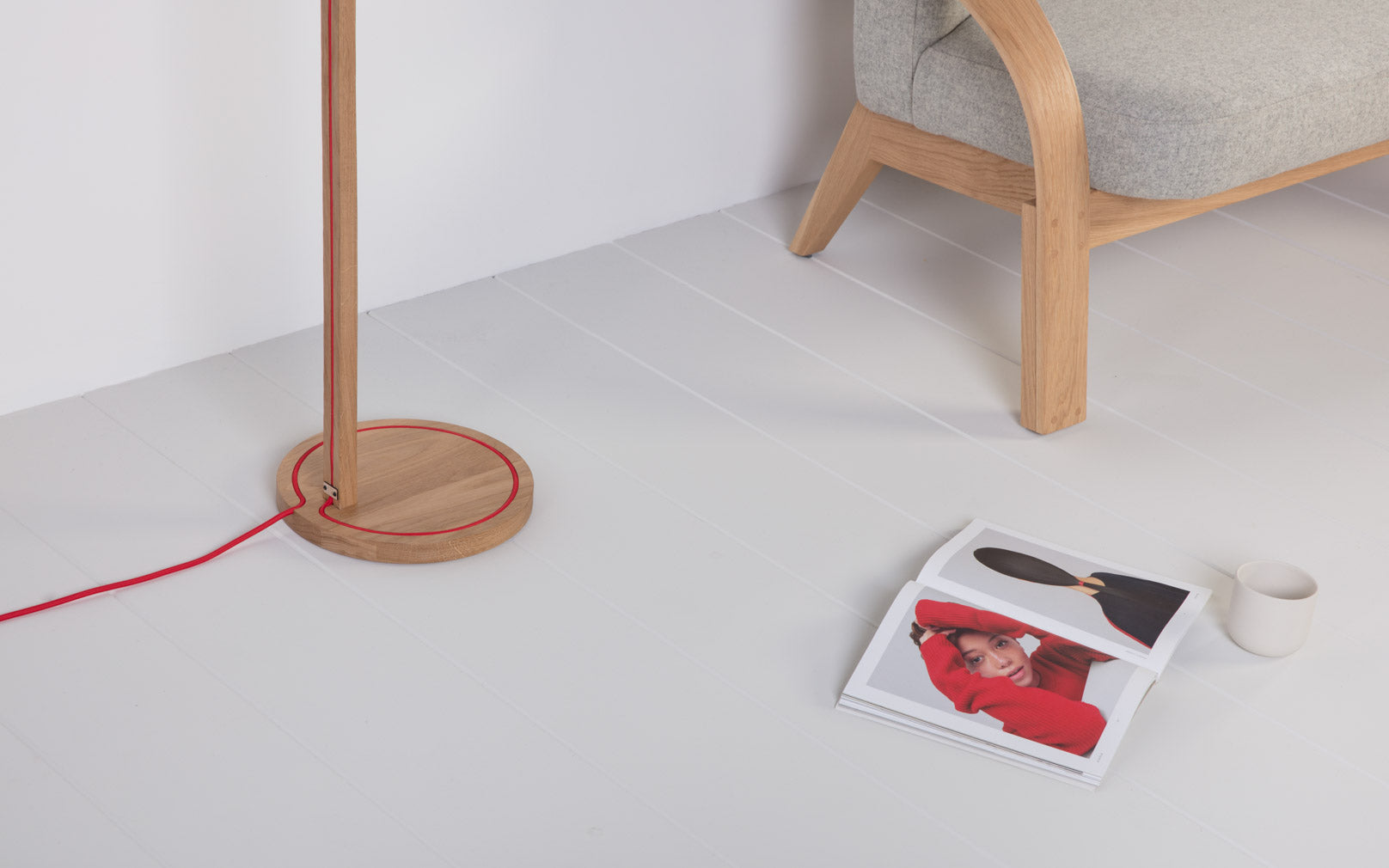 Mooring Floor Light with Red Flex